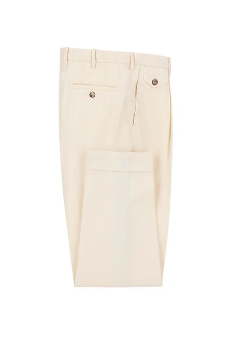 Pantalone LBM 1911 uomo 8166 55033 Miles tinto in capo avorio L.B.M. 1911 | Pantaloni | 81665503301